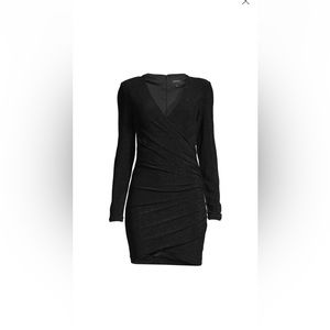 Bardot Isla Shimmer Wrap-Style Dress